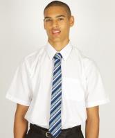 Wolsingham School Approved Boys Trutex Short Sleeve Shirts - Twin Pack Non Iron