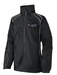Great Park Academy Black Showerproof Rain Jacket with Logo (For Years 9+)