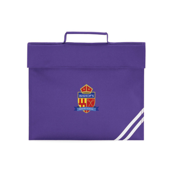 Bishop's Primary School Logo Bookbag with reflective strip