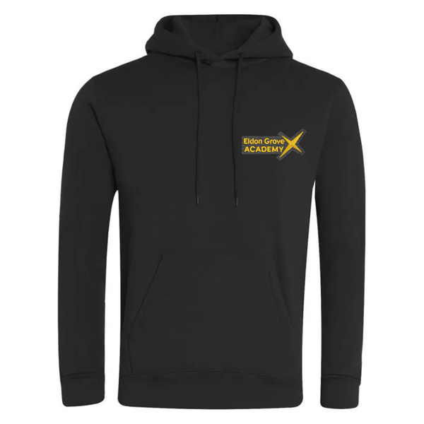 Eldon Grove Primary School Logo Black PE Hoody
