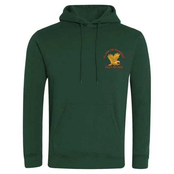 St John the Evangelist Primary School Logo Bottle Green PE Hoody