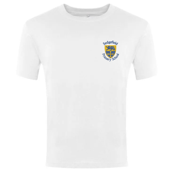 Sedgefield Primary White PE T-shirt