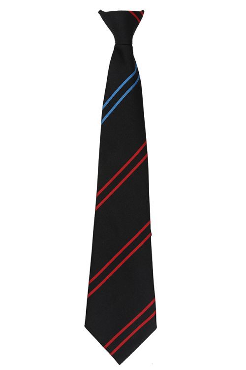 English Martyrs Clip on Tie - Blue Stripe (St Margaret Clitherow)