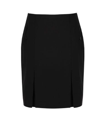 Wolsingham School Compulsory Girls Black Twin Pleat Skirt 