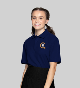 Great Park Academy Navy Day Polo Shirt with Logo (Unisex)