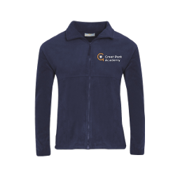 Great Park Academy Navy Outdoor Micro Fleece Jacket with Logo (All year groups)