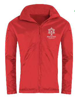 Skerne Park Academy Red Mistral Showerproof Jacket with Logo