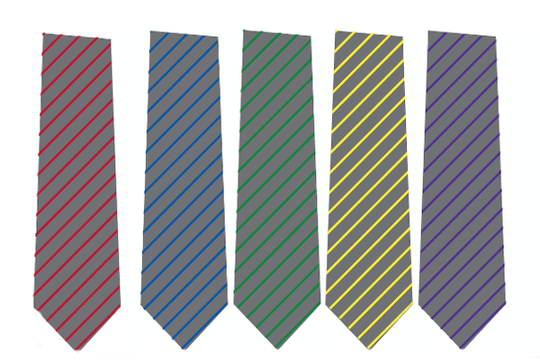 Hummersknott Stripe Year 7-10 Tie 