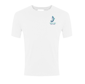 Peases West Primary Academy White T-Shirt with Logo