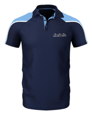 Walbottle Academy Performance Contrast Polo Shirt for PE