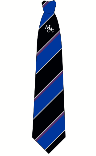 Monkwearmouth Academy Year 7 Blue Stripe tie (for Sept 24)