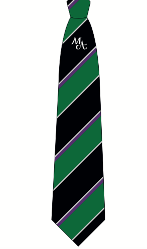 Monkwearmouth Academy Year 10 Green Stripe tie (for Sept 24)