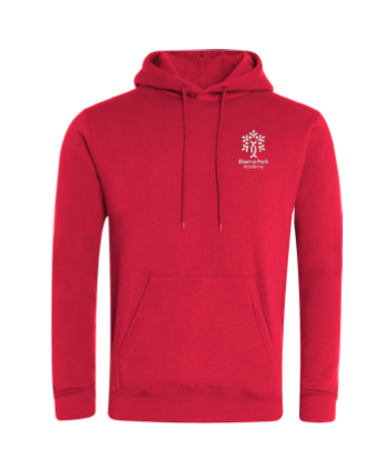 Skerne Park Academy Red Hoody with Logo