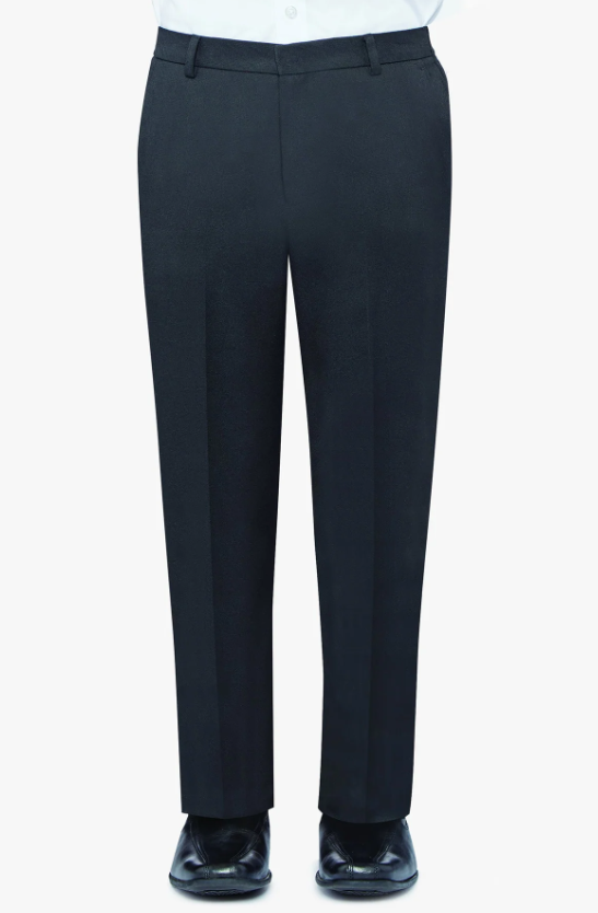 Farringdon School Approved Boys Black Sturdy Fit Elasticated Trousers (BST)