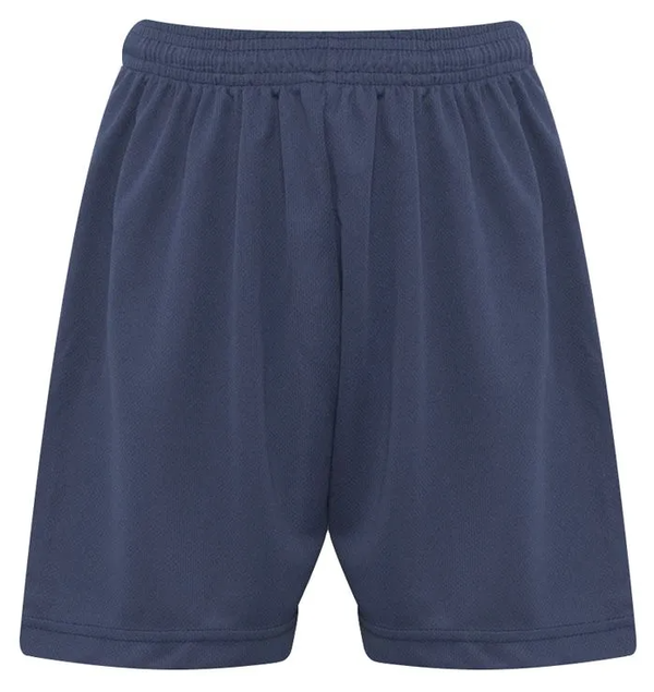 Northern Saints Primary Academy Plain Navy Honeycomb shorts