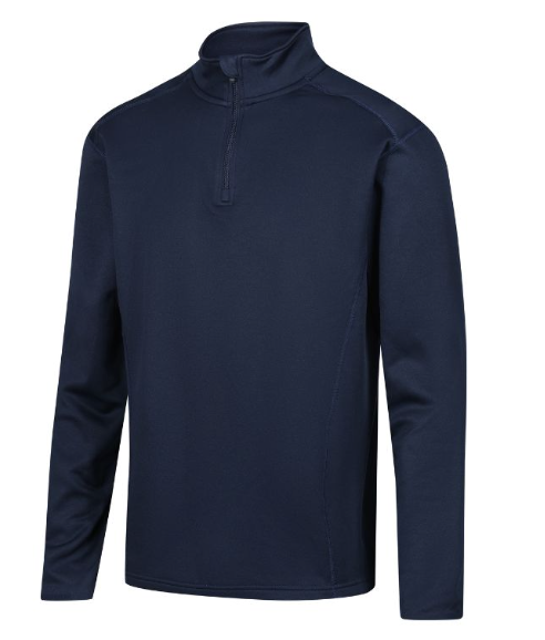 Walbottle Academy Navy 1/4 Zip Mid Layer (Outdoor PE Top)