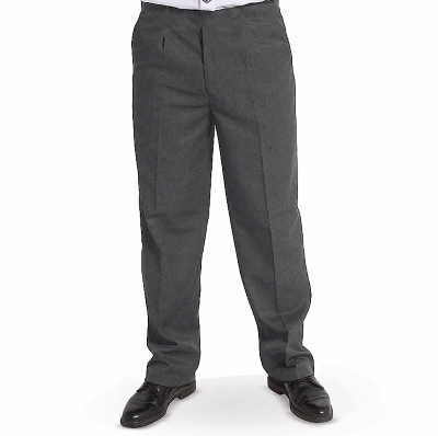 Biddick Academy Approved Boys Charcoal Sturdy Fit Elasticated Trousers (BST)