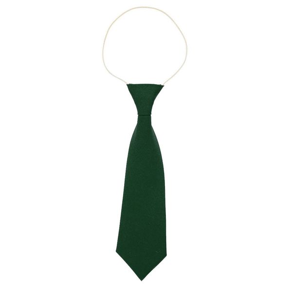 Warkworth Primary Year 5 +6 Plain Bottle Green Elasticated Tie 