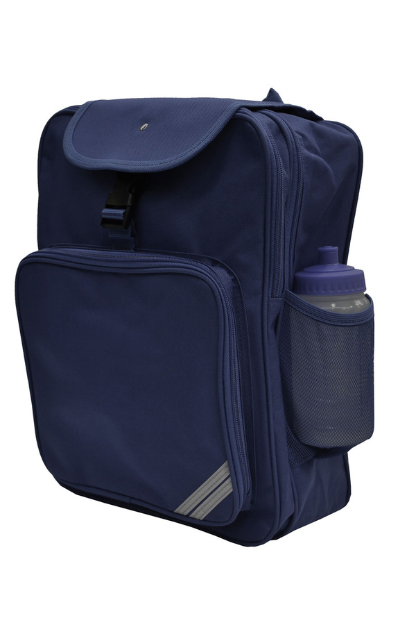 Junior High Academy Plain Navy Backpack